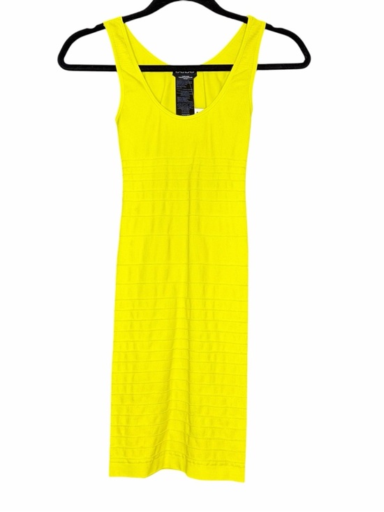 bebe Dresses & Skirts - bebe Bright Yellow Ribbed Tank Midi Dress Size PS